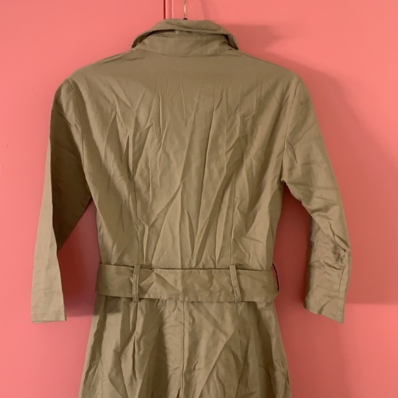 NWOT Prettylittlething safari jumper tan size 2 XS - Picture 5 of 7